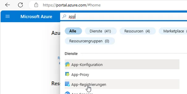 App-Registrierungen
